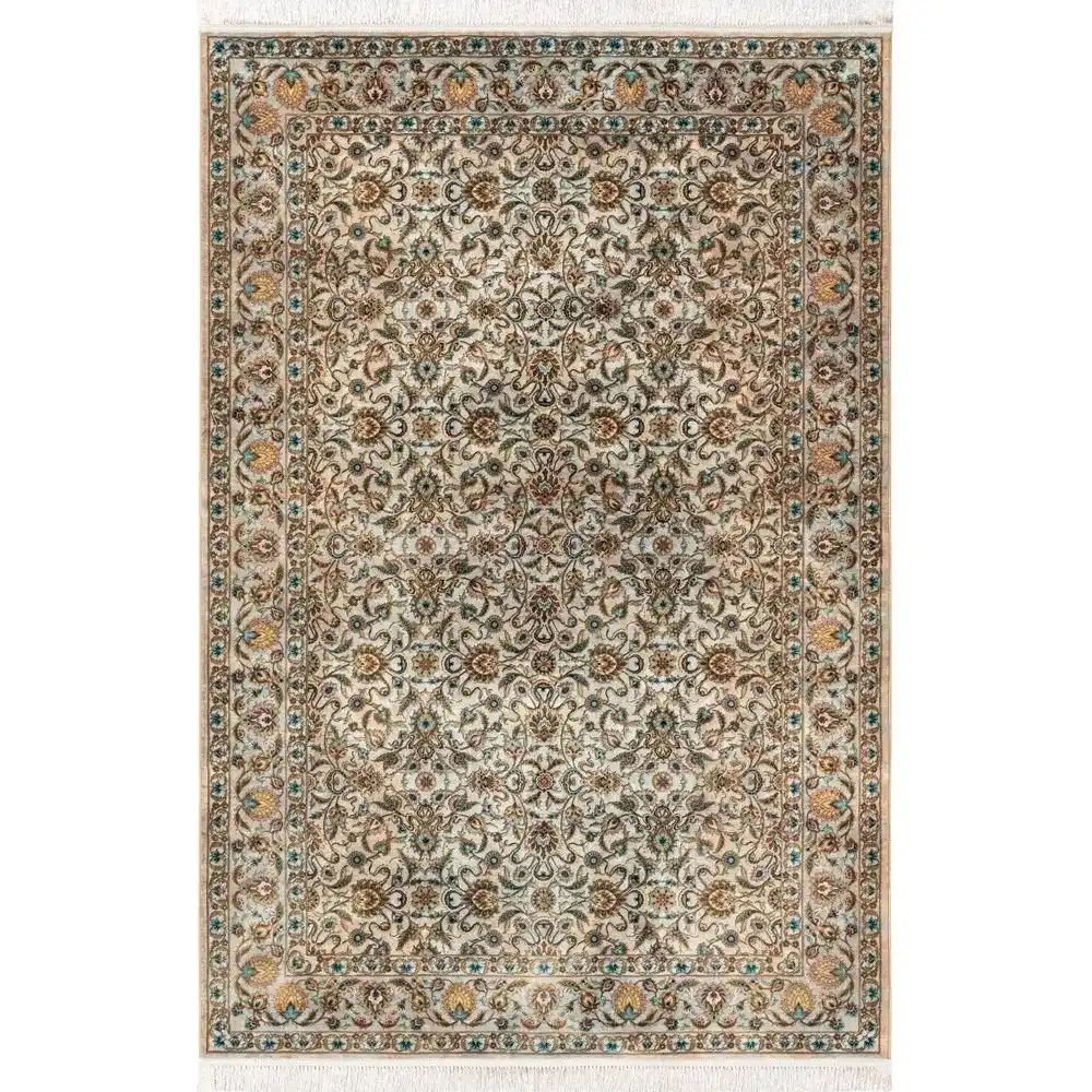 فرش ماشینی نئوکلاسیک 25cn0000 طوسی 1200 شانه